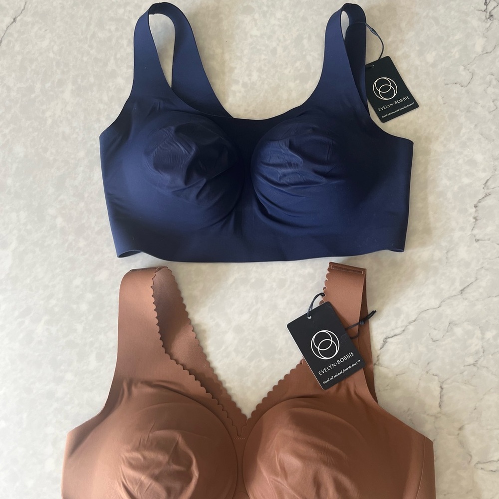 Two NWT Evelyn & Bobbie Bras